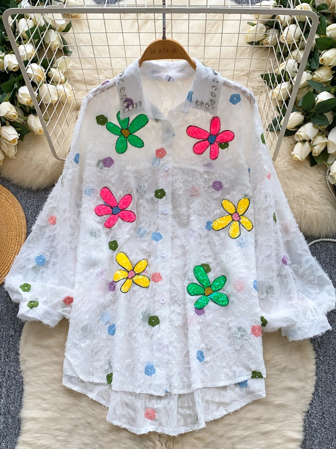 Long Sve Wind Print irt Женский осенний поплавок с бриллиантами, свободное мясо, скрывающий тонкий дизайн, модный топ
Long Sve Wind Print irt Женский осенний поплавок с бриллиантами, свободное мясо, скрывающий тонкий дизайн, модный топ