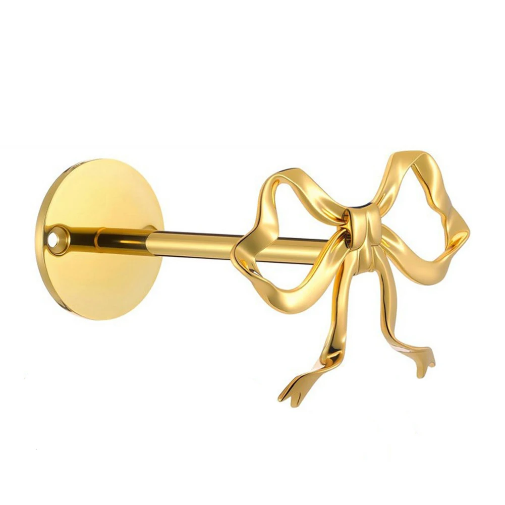 Metal Gold Bow Curtain Holdbacks Wall Mounted Tiebacks for Curtains Simple Installation Decorative Hooks for Windows 4.25in 1/2
Metal Gold Bow Curtain Holdbacks Wall Mounted Tiebacks for Curtains Simple Installation Decorative Hooks for Windows 4.25in 1/2