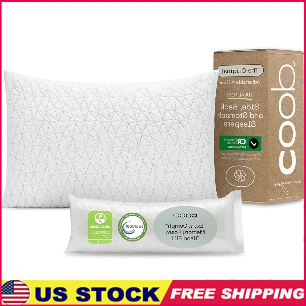 Adjustable King Size Pillow Sleeping Cross Cut Memory Foam Medium Firm Support Back Stomach Side Sleepers Custom Comfort
Adjustable King Size Pillow Sleeping Cross Cut Memory Foam Medium Firm Support Back Stomach Side Sleepers Custom Comfort