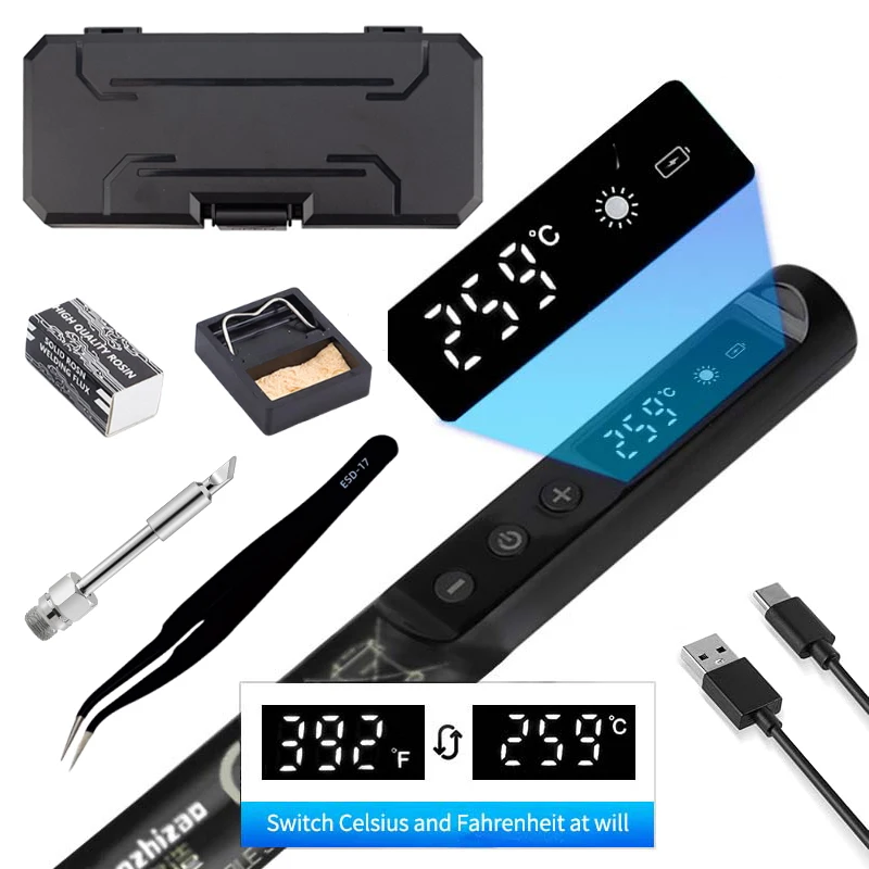 USB-паяльник с регулируемой температурой для ремонта бытовой техники, рукоделия и сварки ювелирных изделий.
USB-паяльник с регулируемой температурой для ремонта бытовой техники, рукоделия и сварки ювелирных изделий.