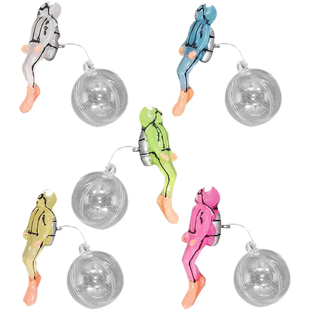 5 Sets Glow Diver Indoor Fish Tank Decorations Ornament Simulation Floating Ornaments Decorative Figurine Home Aquarium Mini
5 Sets Glow Diver Indoor Fish Tank Decorations Ornament Simulation Floating Ornaments Decorative Figurine Home Aquarium Mini