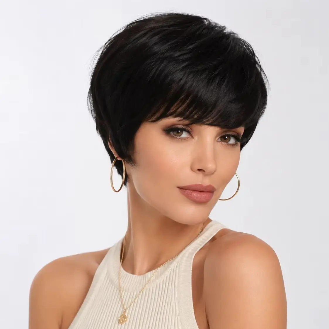 10 Inch Short Women's Curly Synthetic Wig Suitable for Daily Wear and Christmas
10 Inch Short Women's Curly Synthetic Wig Suitable for Daily Wear and Christmas