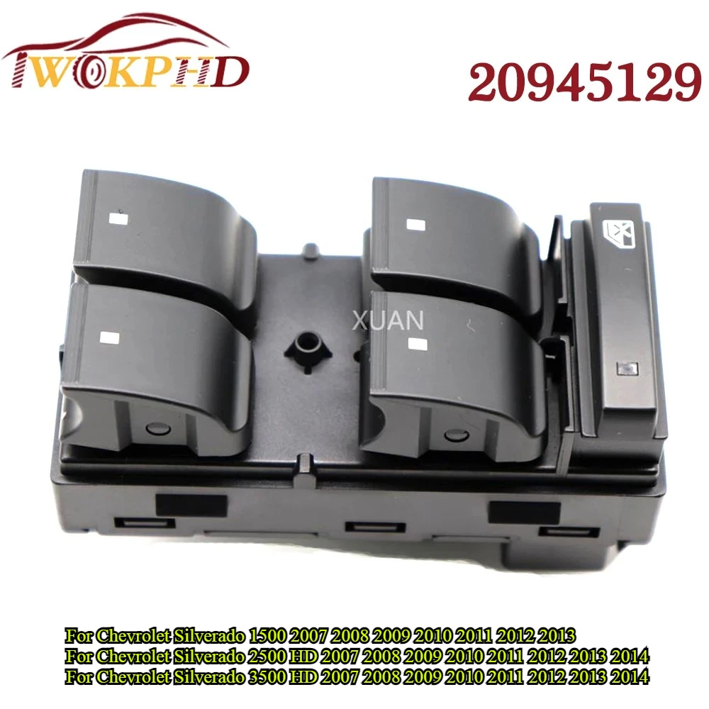 20945129 For GMC Sierra Yukon Chevrolet Traverse HHR Silverado 1500 2500 3500 HD NEW Power Window Master Control Lifter Switch
20945129 For GMC Sierra Yukon Chevrolet Traverse HHR Silverado 1500 2500 3500 HD NEW Power Window Master Control Lifter Switch