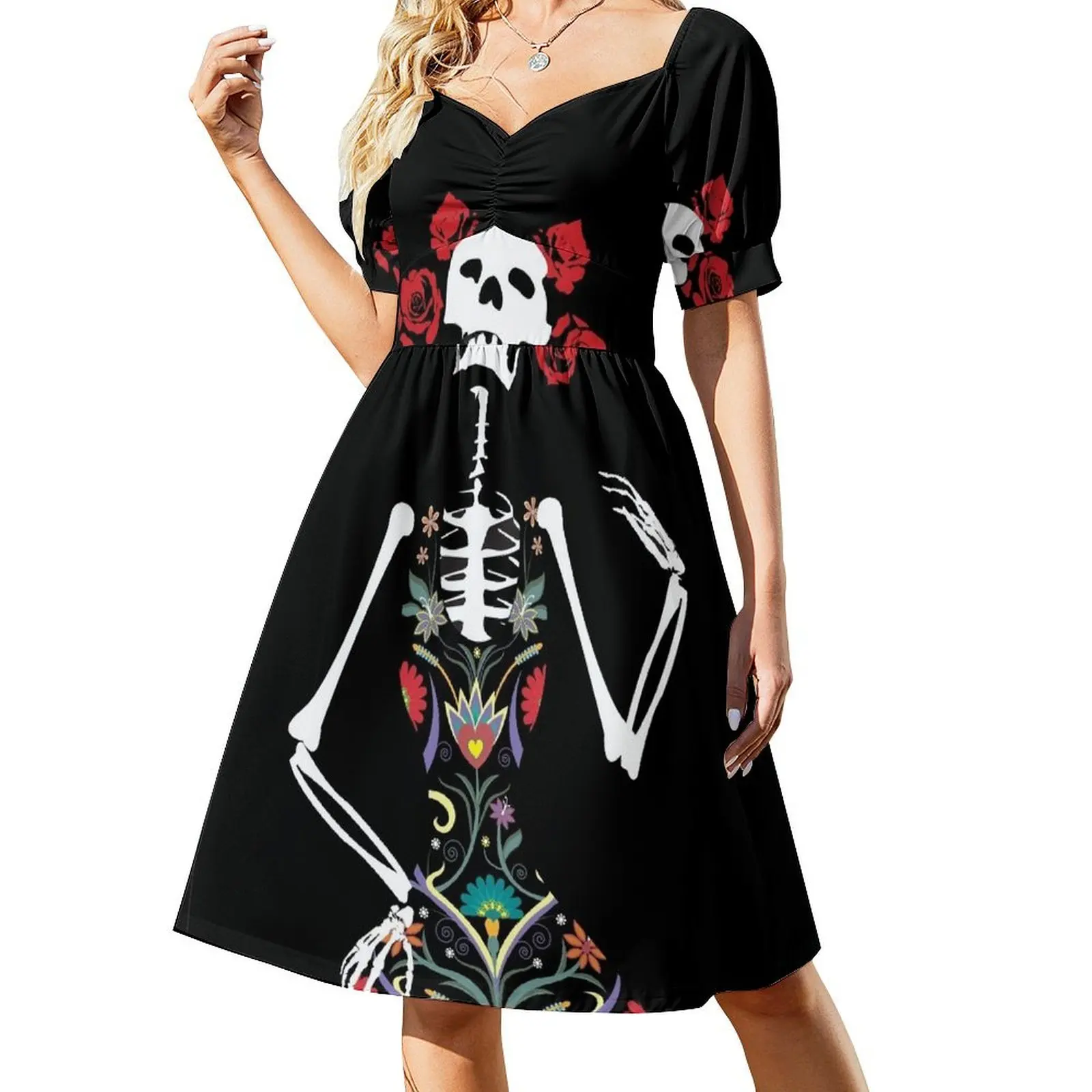 La Catrina Short-Sleeved Dress clothes for woman dress party evening elegant luxury celebrity summer dress womens 2025
La Catrina Short-Sleeved Dress clothes for woman dress party evening elegant luxury celebrity summer dress womens 2025