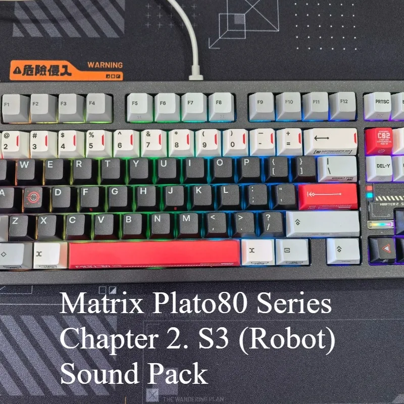 Matrix Plato80 Series Chapter 2.S3 Keyboard Sound Pack Customized 6.25U PORON Sandwich Cotton Mechanical Keyboard Accessories
Matrix Plato80 Series Chapter 2.S3 Keyboard Sound Pack Customized 6.25U PORON Sandwich Cotton Mechanical Keyboard Accessories