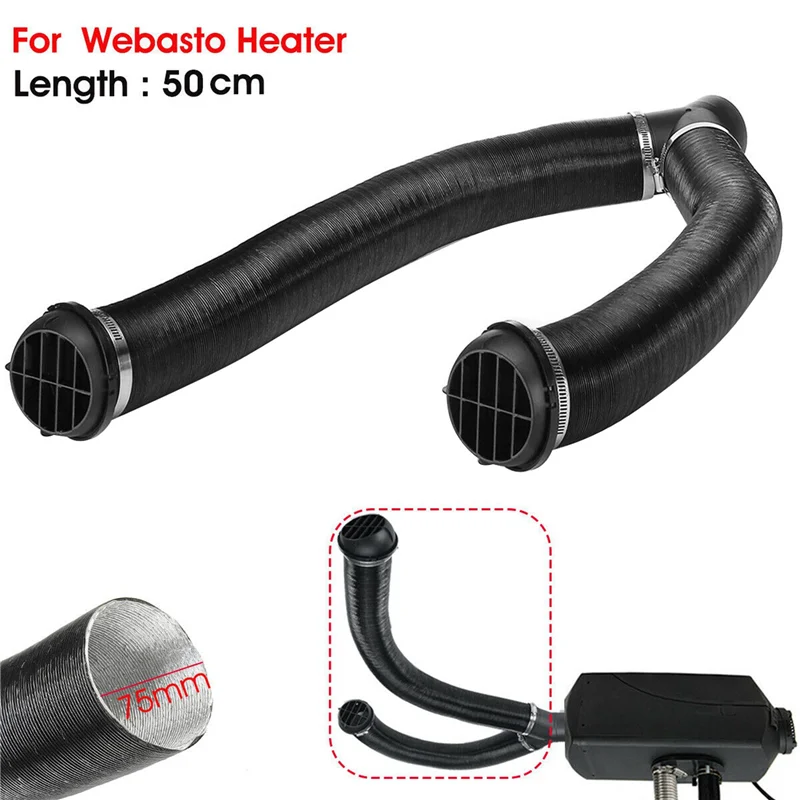 A08M-2X, 75Mm Car Auto Heater Pipe Duct Y Piece Warm Air Outlet Vent Hose Clips Set For Parking Heater Webasto Eberspacher
A08M-2X, 75Mm Car Auto Heater Pipe Duct Y Piece Warm Air Outlet Vent Hose Clips Set For Parking Heater Webasto Eberspacher