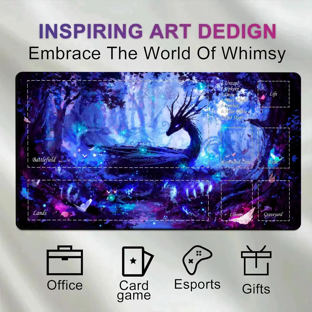 Element Secret Realm Theme Performance Mat Magic Card Battle Mat 35X60 cm Table Mouse pad Magic mtg Anti-slip Durable
Element Secret Realm Theme Performance Mat Magic Card Battle Mat 35X60 cm Table Mouse pad Magic mtg Anti-slip Durable