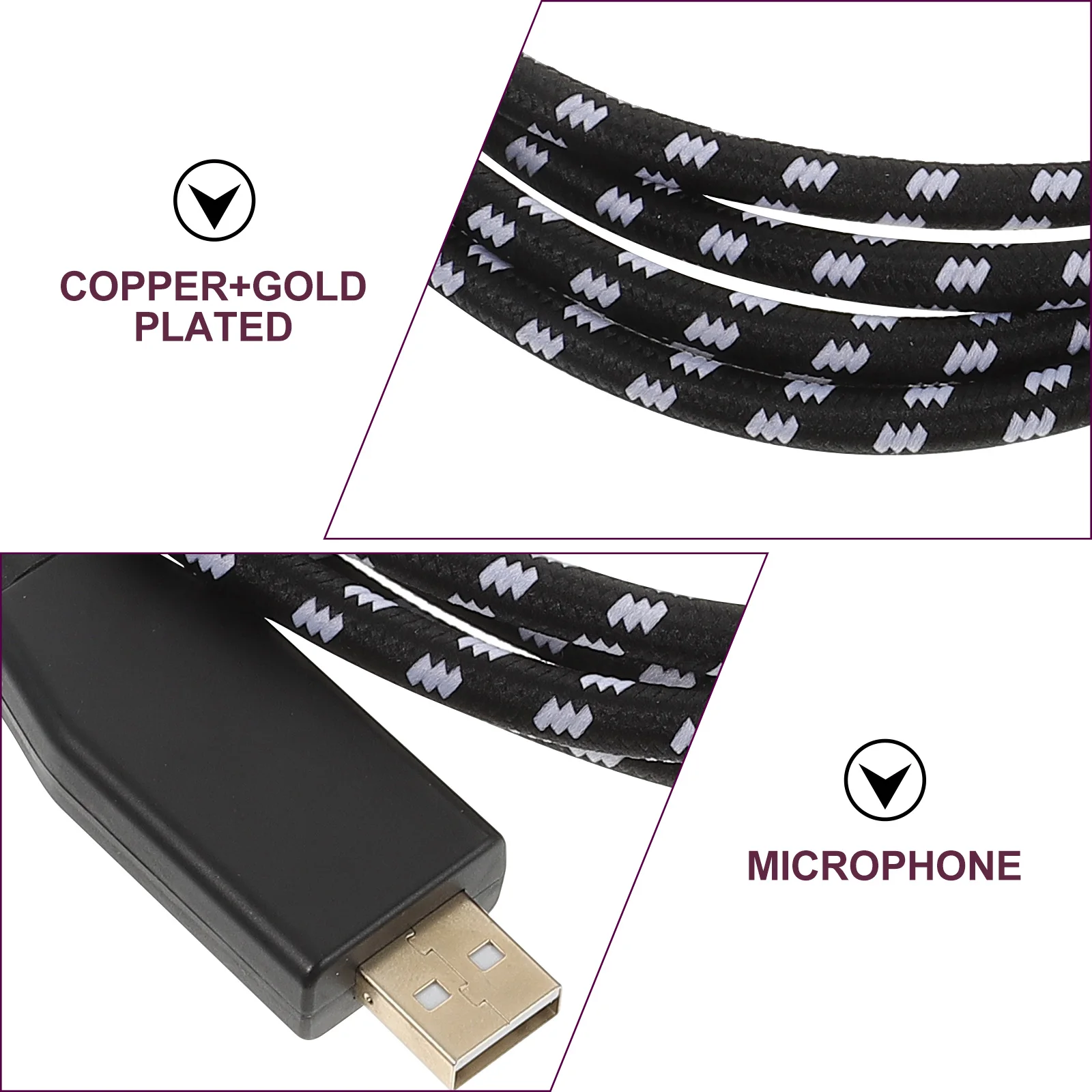 1pc Usb To Microphone Cable Microphone Audio Cable Plug Play Durable Sound Adapter Home Recording Audio Video Line
1pc Usb To Microphone Cable Microphone Audio Cable Plug Play Durable Sound Adapter Home Recording Audio Video Line