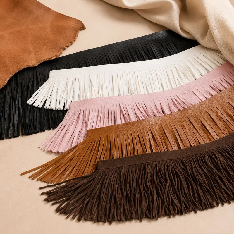5M 10-30cm Suede Leather Tassel Fringe Trim Lace Ribbon for Clothes Skirt Handbag Curtain Sewing Decorative Crafts Accessories
5M 10-30cm Suede Leather Tassel Fringe Trim Lace Ribbon for Clothes Skirt Handbag Curtain Sewing Decorative Crafts Accessories