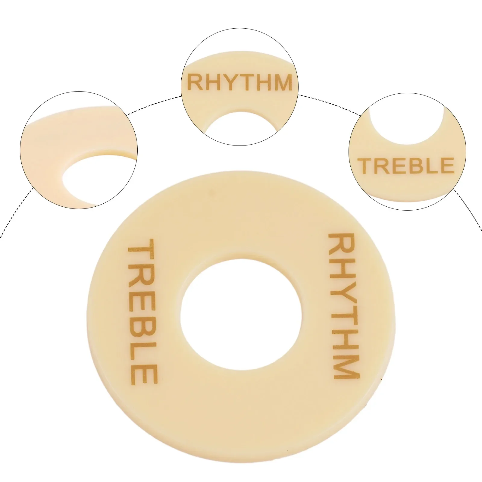 1pc Rhythm/treble Switch Plate White/Black/Ivoryy OD 33.5mm ID 13mm Guitar Accessories For Guitar Customization
1pc Rhythm/treble Switch Plate White/Black/Ivoryy OD 33.5mm ID 13mm Guitar Accessories For Guitar Customization
