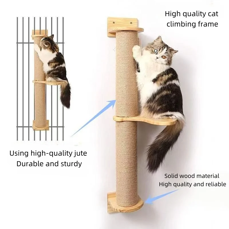 Рама для лазания из цельного дерева, лестница из пеньковой веревки с мечом, деревянная рама для лазания для кошек, сборка своими руками, лестница для лазания для кошек
Рама для лазания из цельного дерева, лестница из пеньковой веревки с мечом, деревянная рама для лазания для кошек, сборка своими руками, лестница для лазания для кошек