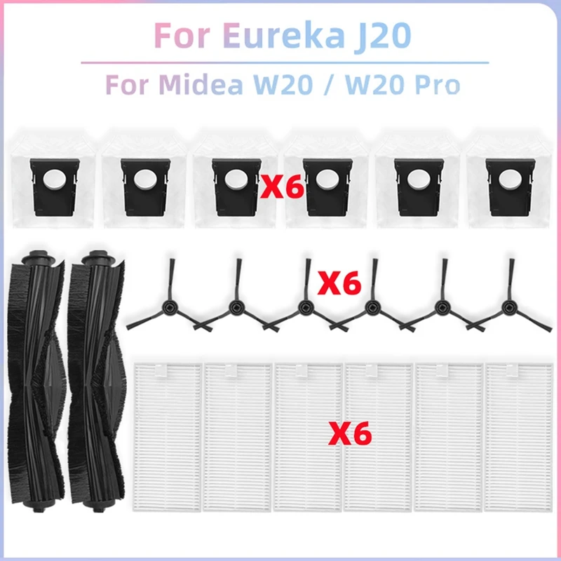 ГОРЯЧИЙ! Для Eureka J20/Midea W20/W20 Pro робот-пылесос, запасные части, роликовая боковая щетка, фильтр Hepa, мешок для пыли, аксессуары
ГОРЯЧИЙ! Для Eureka J20/Midea W20/W20 Pro робот-пылесос, запасные части, роликовая боковая щетка, фильтр Hepa, мешок для пыли, аксессуары