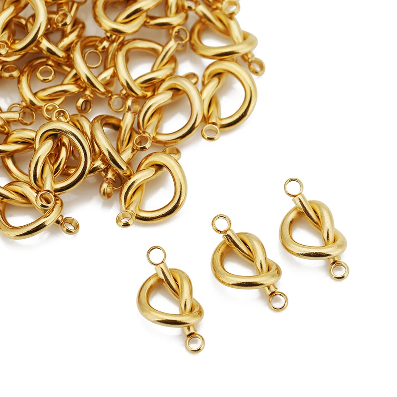 5pcs Stainless Steel Double Hole Cross Heart Knot Charms Connectors for DIY Bracelets Necklace Earring Jewelry Making Supplies
5pcs Stainless Steel Double Hole Cross Heart Knot Charms Connectors for DIY Bracelets Necklace Earring Jewelry Making Supplies