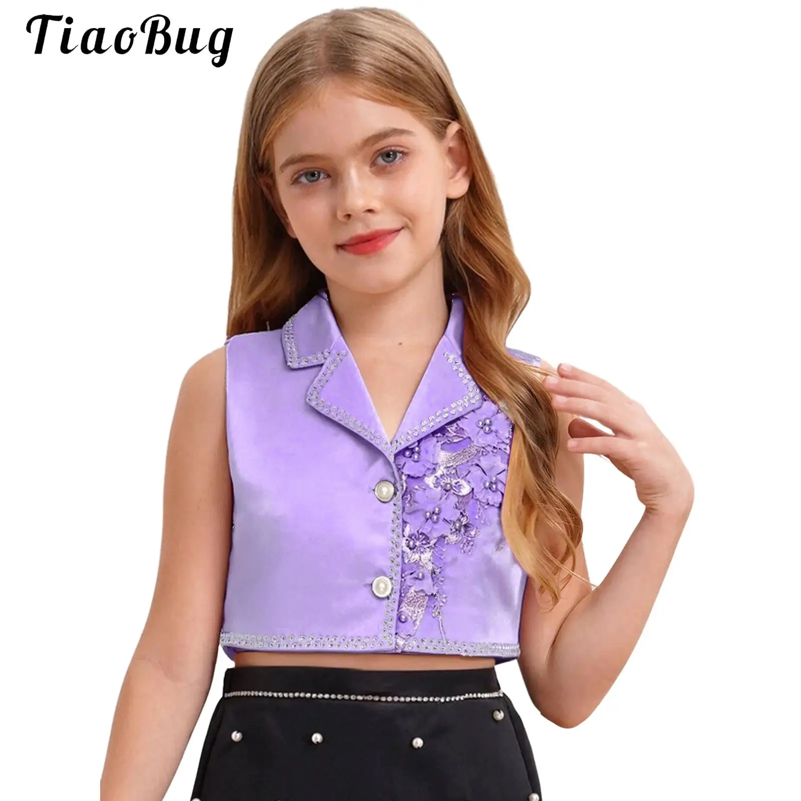 Kid Flower Girls Satin Party Short Vest Bolero Jackets Elegant Rhinestone Applique Shrug Cape for Wedding Party Dress Outwear
Kid Flower Girls Satin Party Short Vest Bolero Jackets Elegant Rhinestone Applique Shrug Cape for Wedding Party Dress Outwear