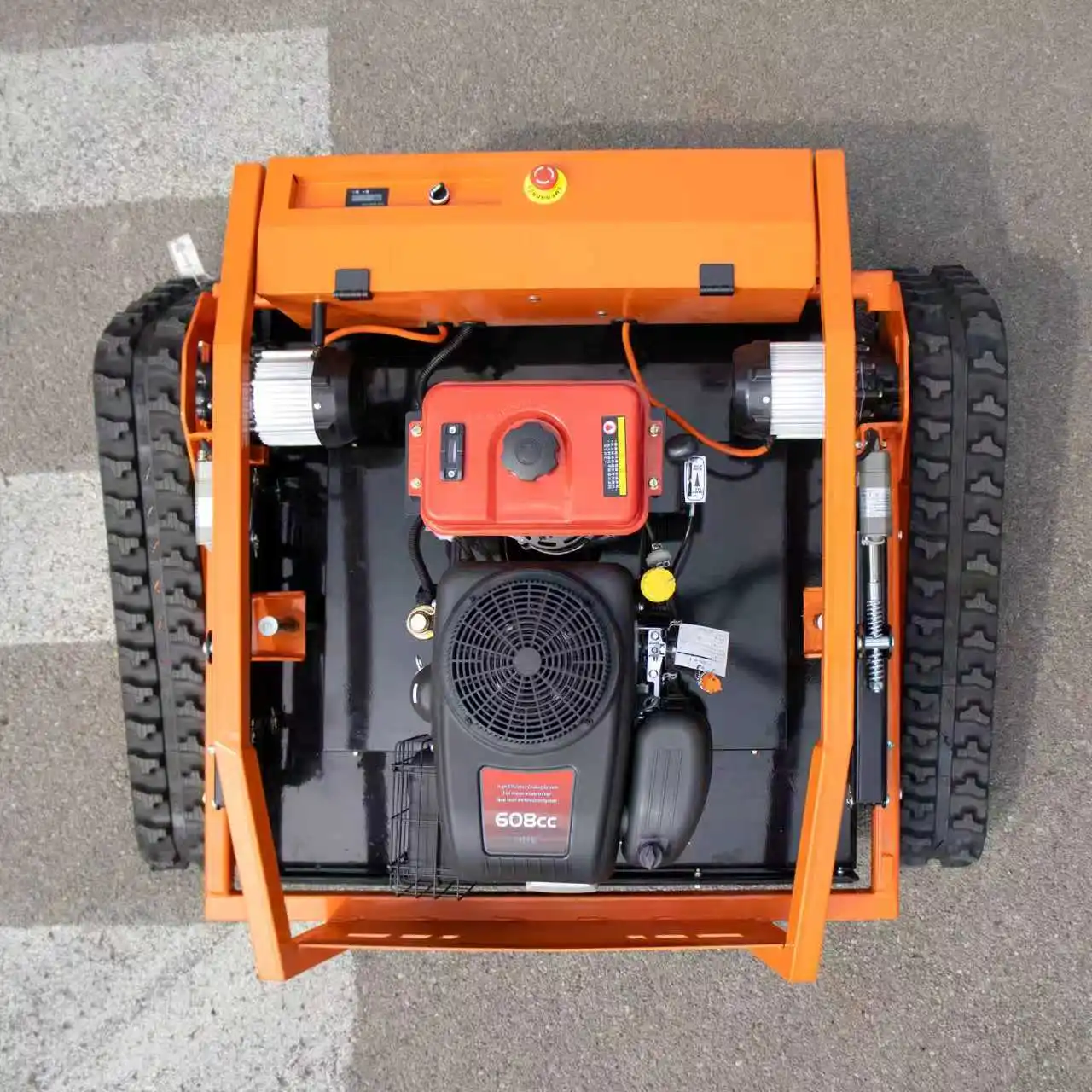 23HP High Power Tracked Remote Lawn Mower 1000mm Cutting Width 4000m²/h All Terrain Intelligent Grass Cutter Farm Orchard Slope
23HP High Power Tracked Remote Lawn Mower 1000mm Cutting Width 4000m²/h All Terrain Intelligent Grass Cutter Farm Orchard Slope
