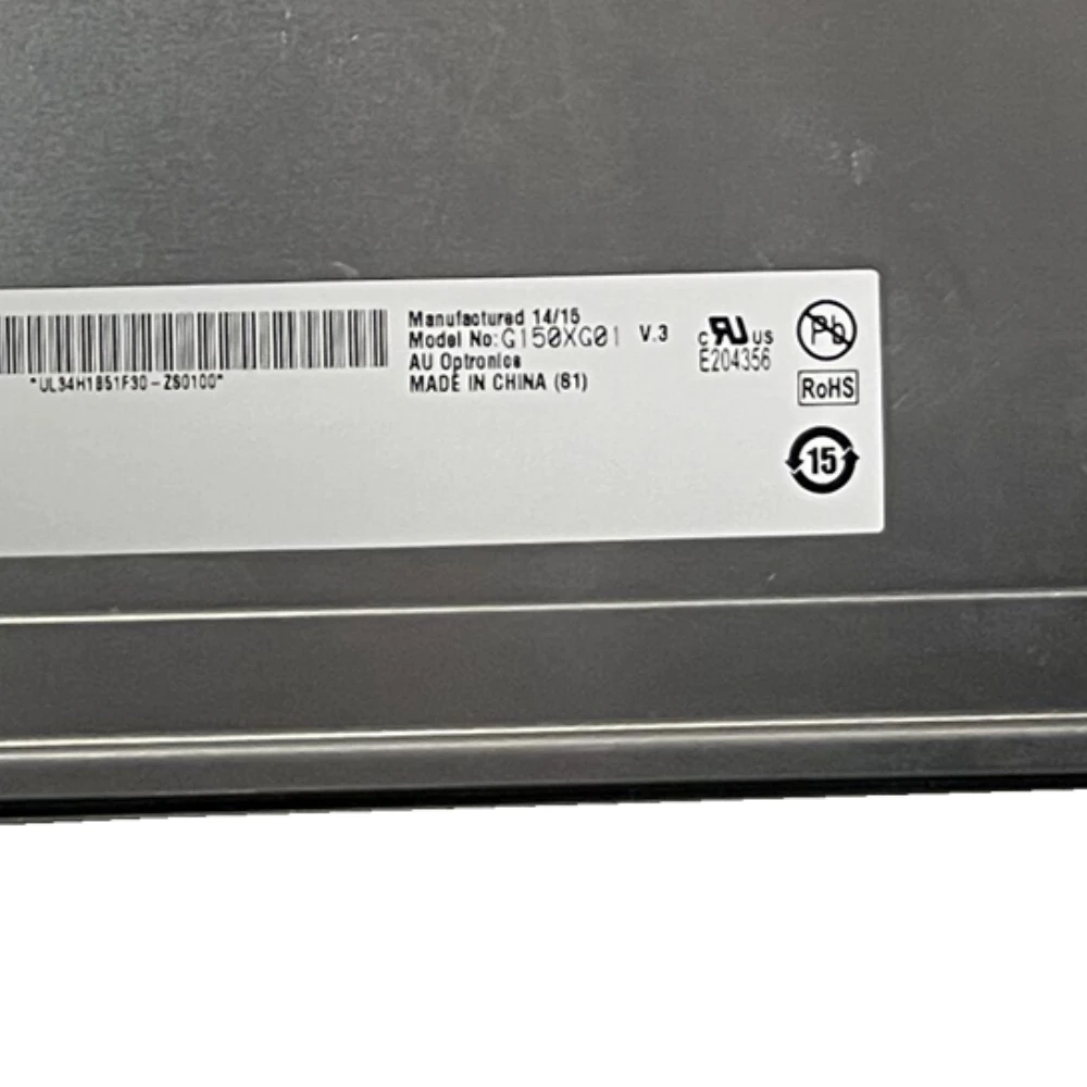 G150XG01 V.3 V3 Grade:A+ 15 inch LCD DISPLAY Screen Panel for Industrial Equipment 1024*768
G150XG01 V.3 V3 Grade:A+ 15 inch LCD DISPLAY Screen Panel for Industrial Equipment 1024*768