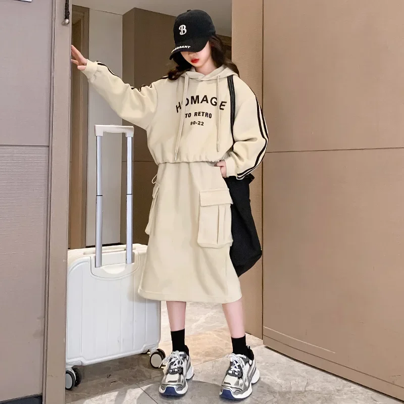Autumn Girls Skirt Set Casual Hoodies Pullovers Skirts Two Pieces Teen Children Costumes Sportswear 10 12 13 Years Kids Clothes
Autumn Girls Skirt Set Casual Hoodies Pullovers Skirts Two Pieces Teen Children Costumes Sportswear 10 12 13 Years Kids Clothes
