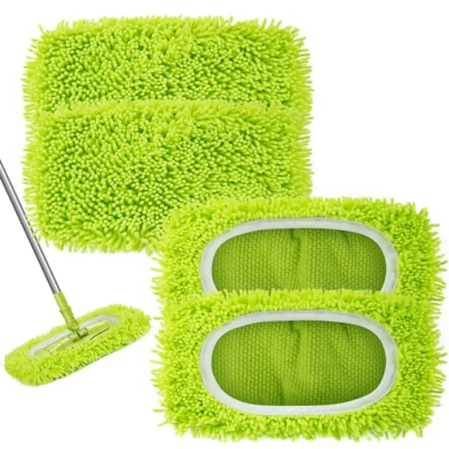 Reusable Dry Sweeping Cloths Microfiber Wet Mop Pads Compatible with Swiffer Sweeper Mop Replacement Sweeping Mopping pad Refil
Reusable Dry Sweeping Cloths Microfiber Wet Mop Pads Compatible with Swiffer Sweeper Mop Replacement Sweeping Mopping pad Refil