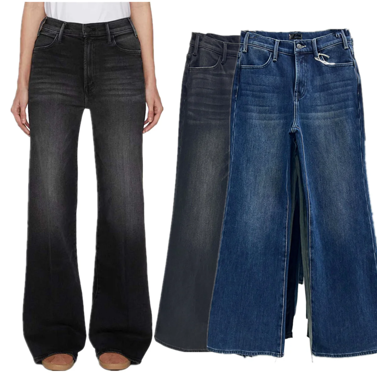 Качественные джинсы Jenny & Dave, зимние джинсы из плотного флиса, женские джинсы синего цвета, черные расклешенные джинсовые брюки, женская одежда
Качественные джинсы Jenny & Dave, зимние джинсы из плотного флиса, женские джинсы синего цвета, черные расклешенные джинсовые брюки, женская одежда