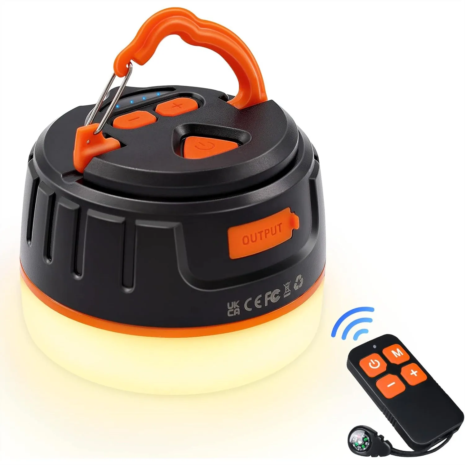 LED Camping Lantern Rechargeable with Remote Control - 1000LM 150H Runtime Tent Light, 5200mAh Emergency Light for Power
LED Camping Lantern Rechargeable with Remote Control - 1000LM 150H Runtime Tent Light, 5200mAh Emergency Light for Power