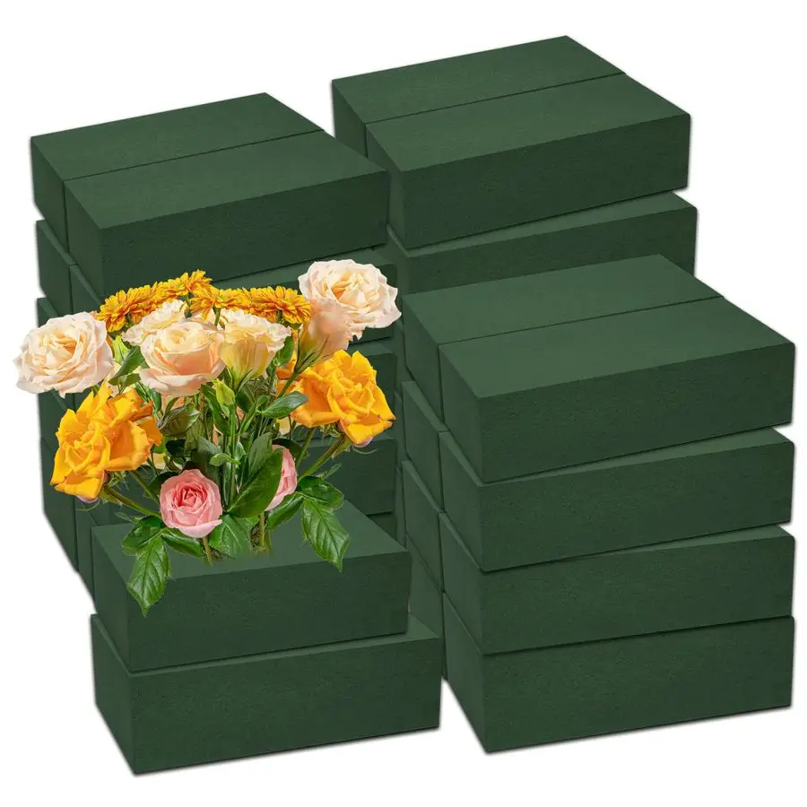 30Pieces Floral Foam Blocks, Green Floral Foam for Flower Arrangements, Flower Foam Blocks Florist Foam Dry Foam Plant Foam Wet
30Pieces Floral Foam Blocks, Green Floral Foam for Flower Arrangements, Flower Foam Blocks Florist Foam Dry Foam Plant Foam Wet