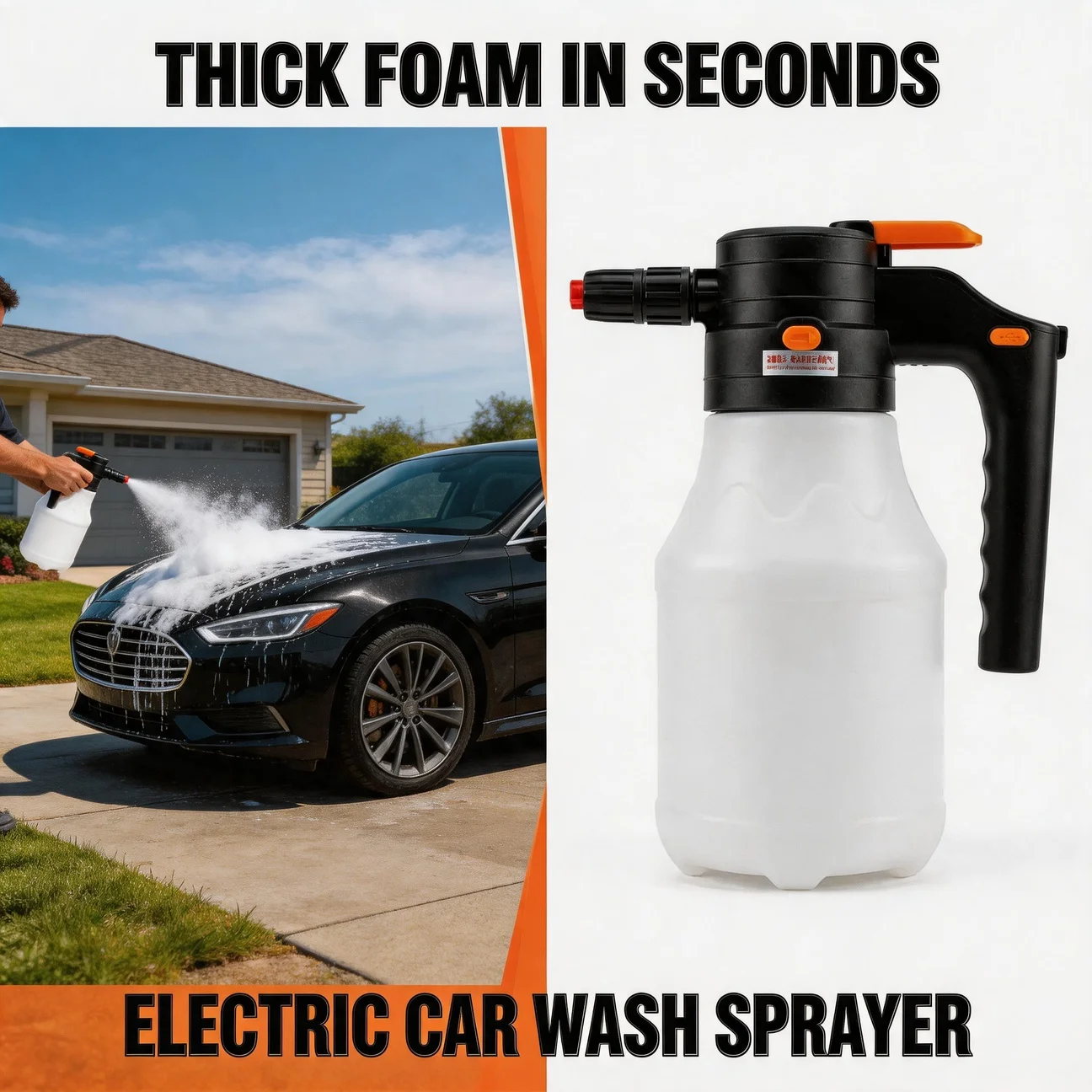 Electric Spray Bottle Car Wash Spray Pot 1.5L High Pressure Ergonomic Anti Slip Handle for Gardening Cleaning Plant Watering
Electric Spray Bottle Car Wash Spray Pot 1.5L High Pressure Ergonomic Anti Slip Handle for Gardening Cleaning Plant Watering