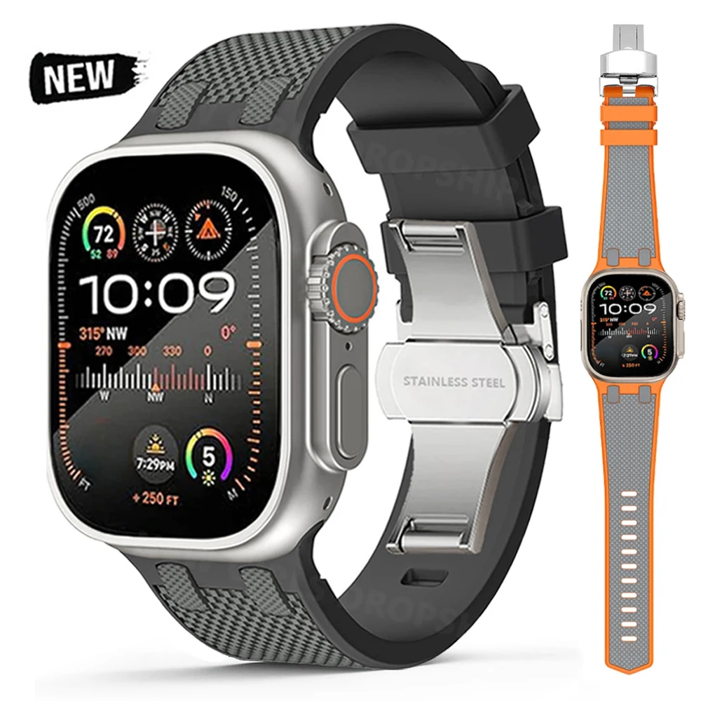 Ремешок из мягкого силикона для Apple Watch Ultra 2, спортивный браслет-петля для IWatch Series 9 8 7 Se 6 5 4 3, 49 мм 45 мм 44 мм 42 мм
Ремешок из мягкого силикона для Apple Watch Ultra 2, спортивный браслет-петля для IWatch Series 9 8 7 Se 6 5 4 3, 49 мм 45 мм 44 мм 42 мм