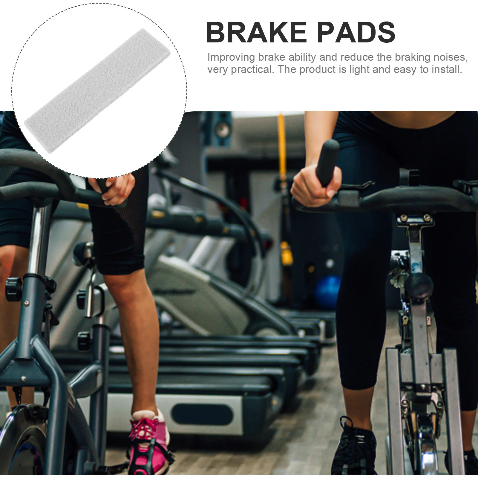 10Pcs Felt Brake Pads Fitness Bike Brake Blocks Exercise Bike Braking Pads Indoor Cycling Replacement Accessories
10Pcs Felt Brake Pads Fitness Bike Brake Blocks Exercise Bike Braking Pads Indoor Cycling Replacement Accessories