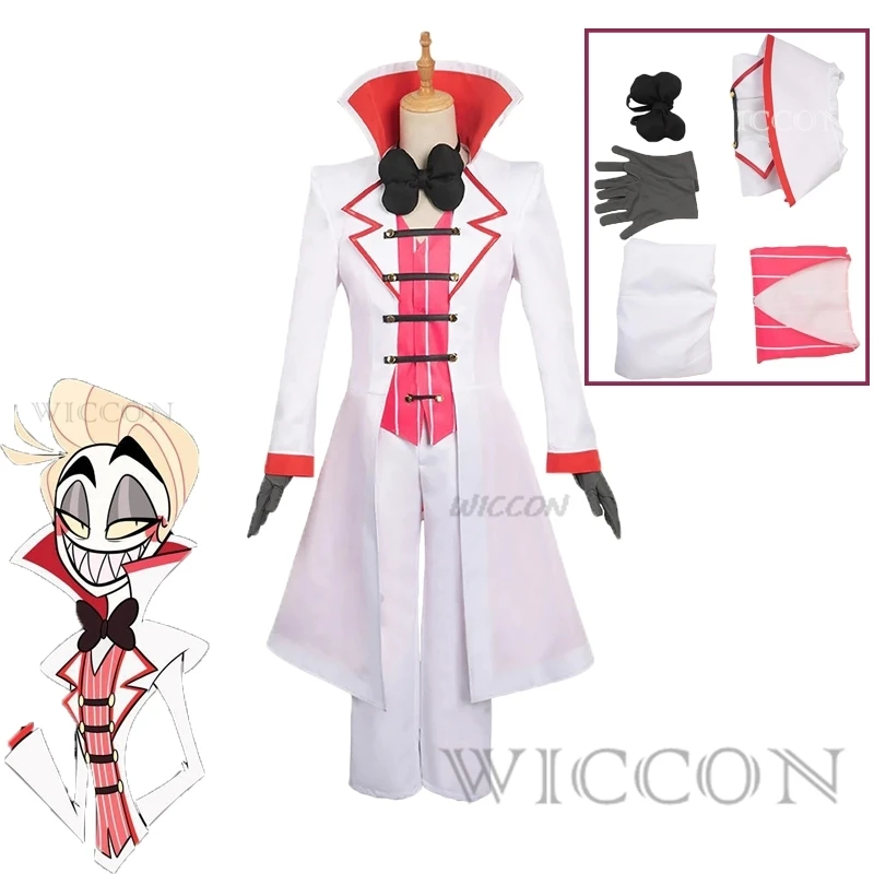 Костюм Аниме Hazbin Cos для косплея отеля, костюм Люцифера, Маскировка для взрослых мужчин, форма, топы, брюки, фантастические костюмы, костюм на Хэллоуин
Костюм Аниме Hazbin Cos для косплея отеля, костюм Люцифера, Маскировка для взрослых мужчин, форма, топы, брюки, фантастические костюмы, костюм на Хэллоуин