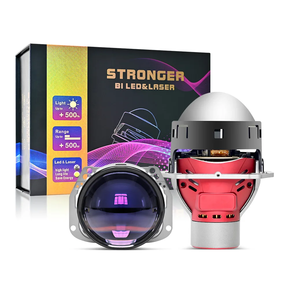 Car LED headlight 3-inch bifocal lens AFS follow-up with steering function double lamp cup high power 60 watts
Car LED headlight 3-inch bifocal lens AFS follow-up with steering function double lamp cup high power 60 watts