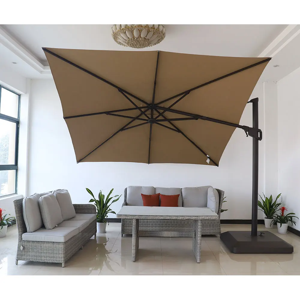 MIA Outdoor Umbrellas Big Size Garden Patio Parasol Aluminum Frame Balcony Restaurant Umbrella For Dining
MIA Outdoor Umbrellas Big Size Garden Patio Parasol Aluminum Frame Balcony Restaurant Umbrella For Dining