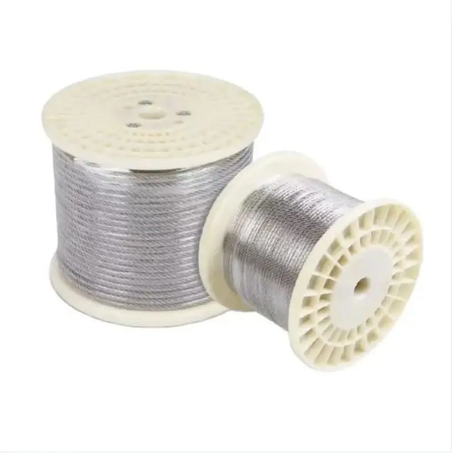 Custom Packaging Galvanized Steel Wire Rope Invisible Grill Wire Ropes for Elevator
Custom Packaging Galvanized Steel Wire Rope Invisible Grill Wire Ropes for Elevator