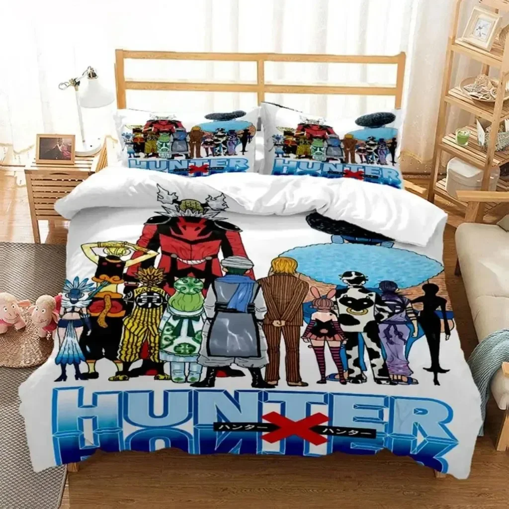 Anime HUNTER HUNTER 3D NEW Duvet Cover Pillowcase Bedding Set Adult Boy Girl Bedroom Decoration Children Single Double Large
Anime HUNTER HUNTER 3D NEW Duvet Cover Pillowcase Bedding Set Adult Boy Girl Bedroom Decoration Children Single Double Large