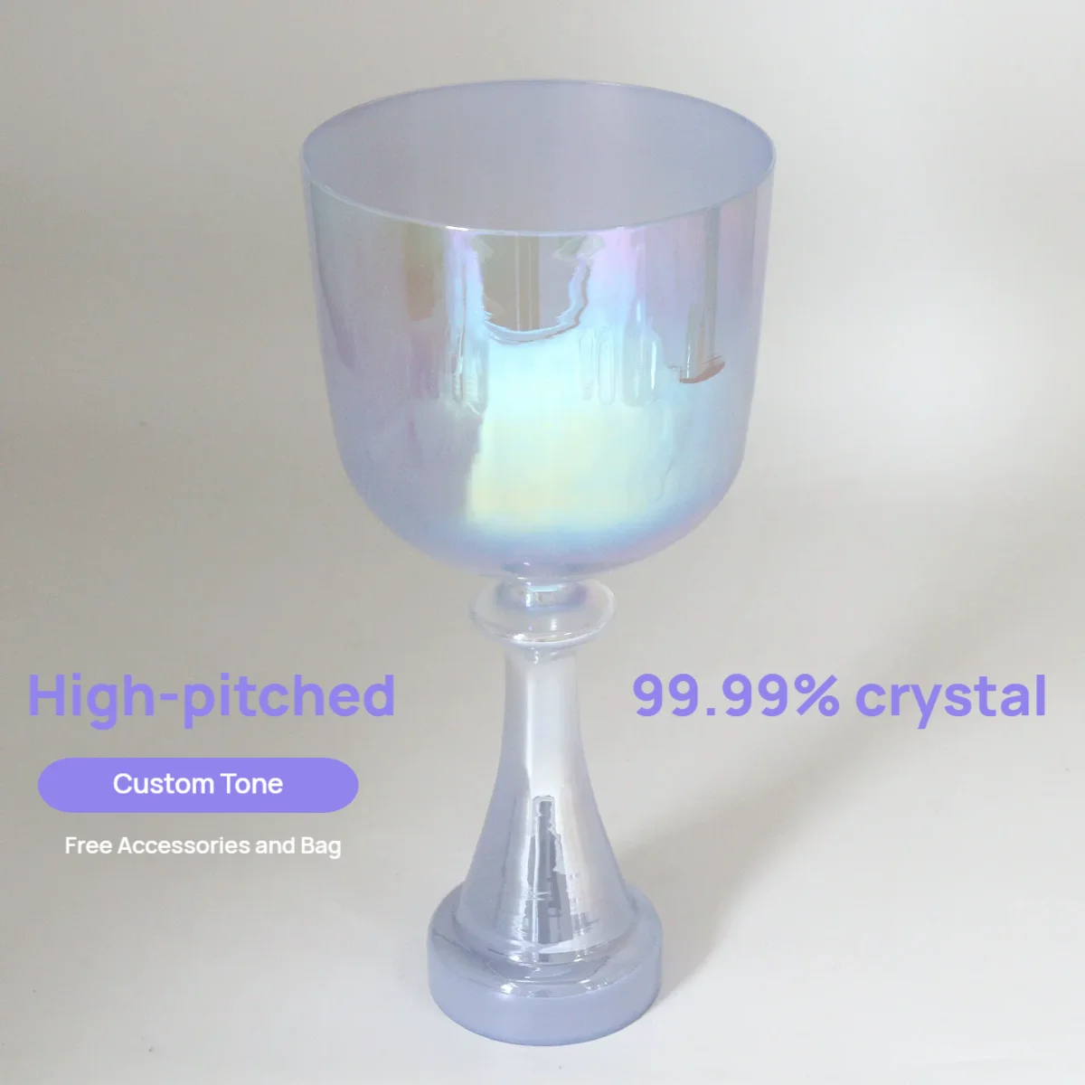 Lavender Crystal Chalice Meditation Singing Bowl for Calming and Stress Relief Handheld Sound Healing Bowl for Purification and
Lavender Crystal Chalice Meditation Singing Bowl for Calming and Stress Relief Handheld Sound Healing Bowl for Purification and