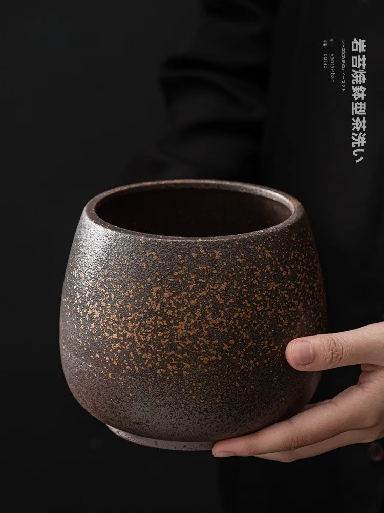 Large Size Raku Tea Bowl Tea Wastebasket Vintage Cerc Tea Accories Handmade Tea Ceremony Utensils Fly Use
Large Size Raku Tea Bowl Tea Wastebasket Vintage Cerc Tea Accories Handmade Tea Ceremony Utensils Fly Use