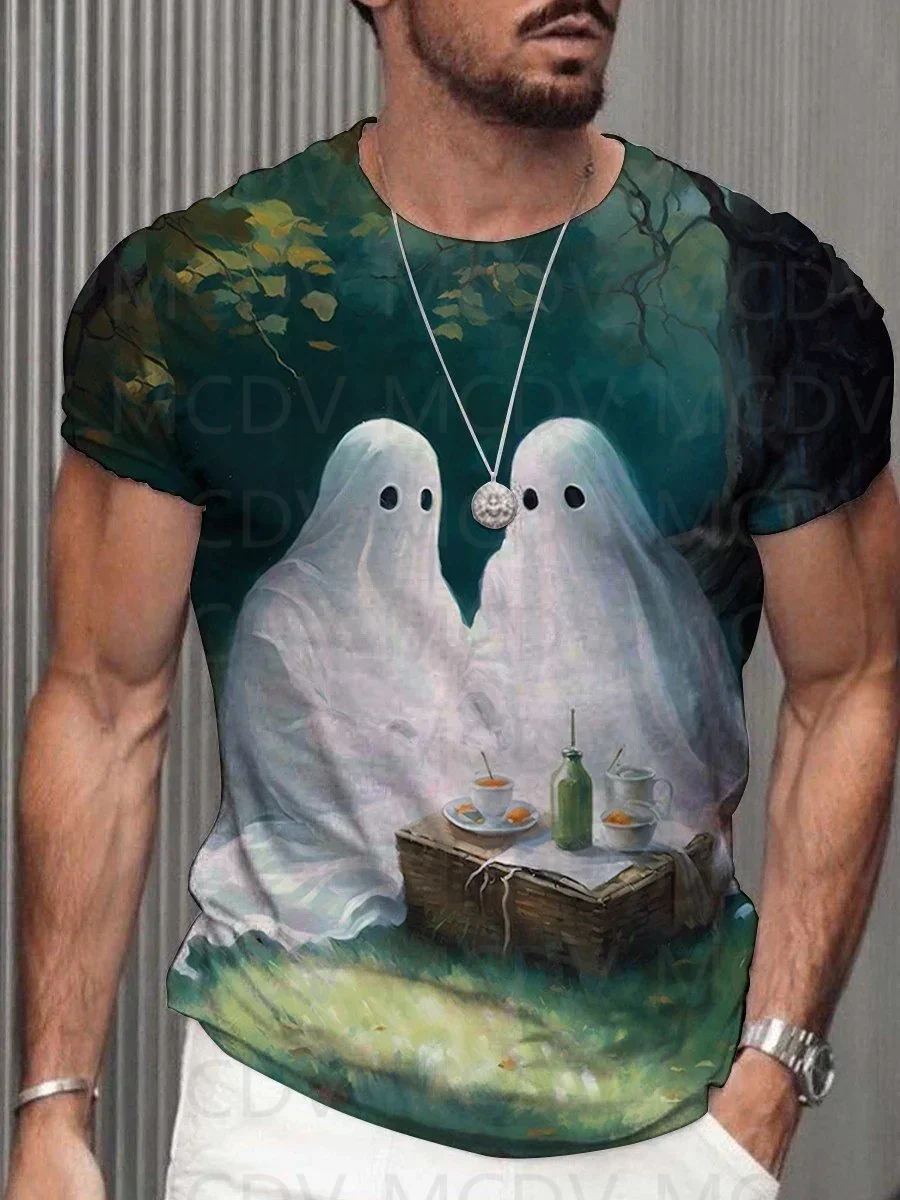 Men's Ghost Couple Having A Picnic Dark Academia Cute Gothic Relationship Halloween Casual T-Shirt
Men's Ghost Couple Having A Picnic Dark Academia Cute Gothic Relationship Halloween Casual T-Shirt