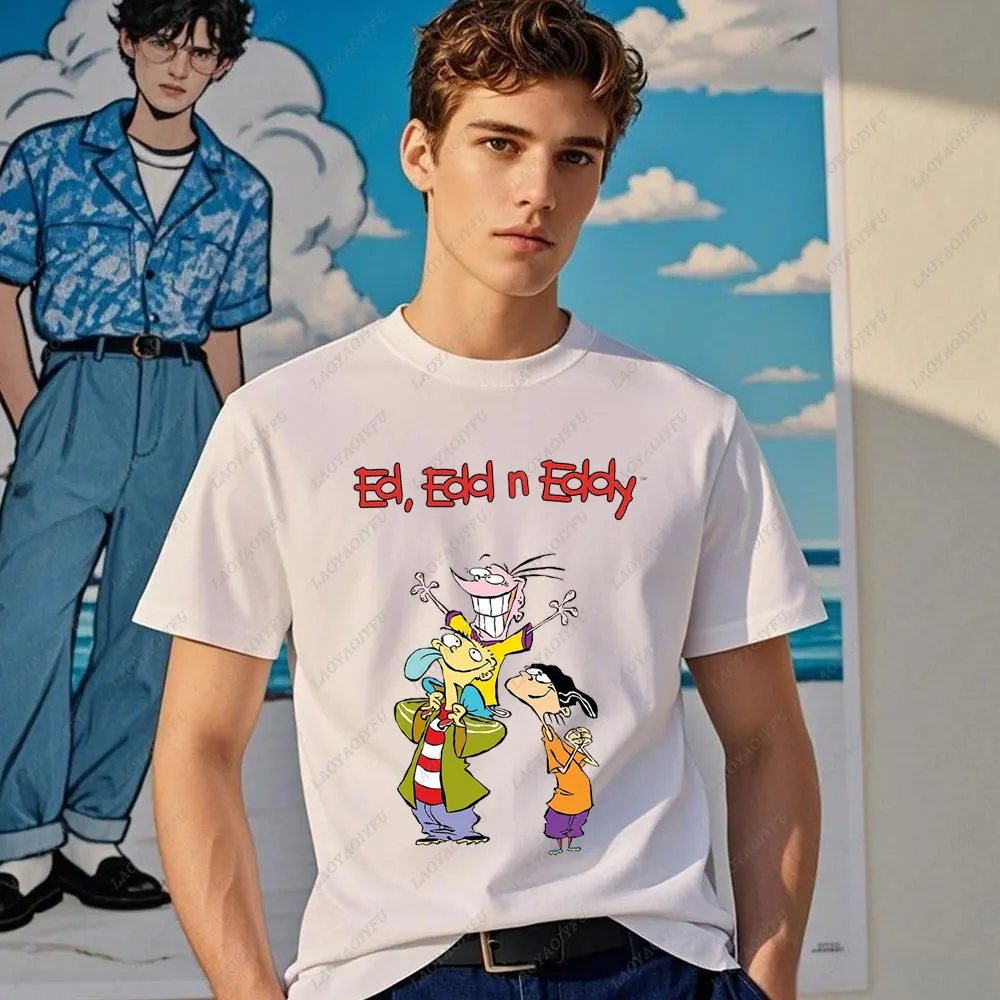 Эд Эд Эдди мультфильм ТВ человек графические футболки летние хлопковые мужские рубашки высокого качества винтажные топы унисекс классическая футболка с изображением животных
Эд Эд Эдди мультфильм ТВ человек графические футболки летние хлопковые мужские рубашки высокого качества винтажные топы унисекс классическая футболка с изображением животных