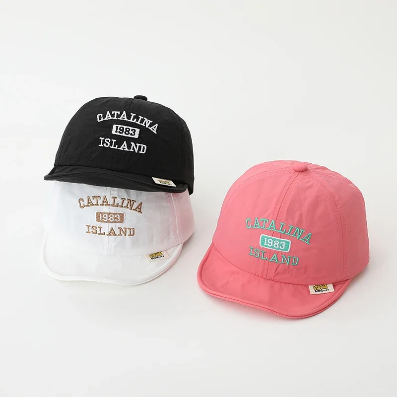 Summer Baby Quick Drying Hat Fashion Letter Soft Eave Kids Baseball Cap Solid Color Thin Children Sunscreen Visors
Summer Baby Quick Drying Hat Fashion Letter Soft Eave Kids Baseball Cap Solid Color Thin Children Sunscreen Visors