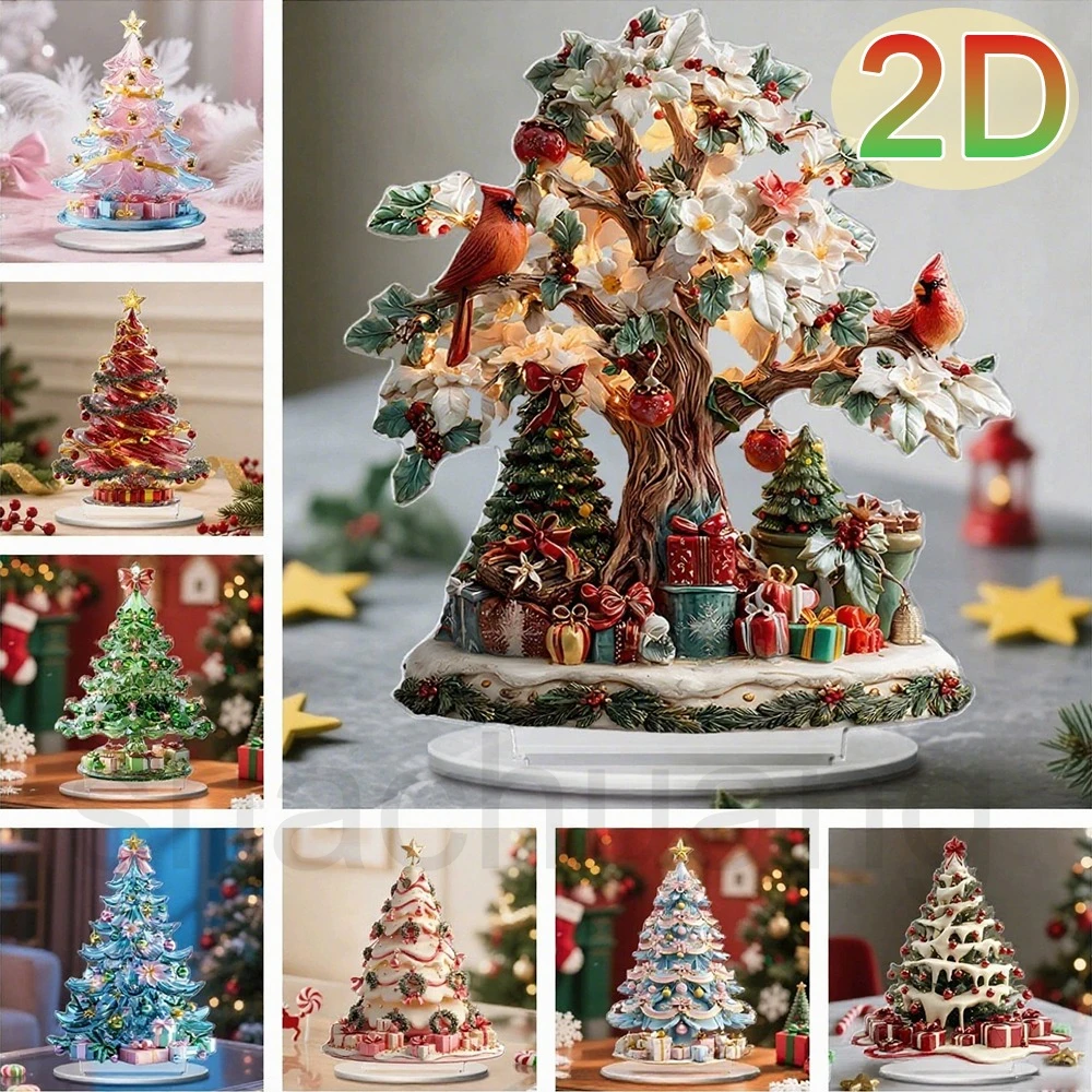 2D Acrylic Christmas Village Decor Snowman House Tabletop Ornament with Base Snowy Festive Design for Home Office Holiday Gift
2D Acrylic Christmas Village Decor Snowman House Tabletop Ornament with Base Snowy Festive Design for Home Office Holiday Gift