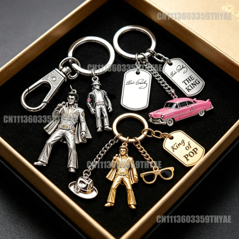 2026 Michael Jackson "King of Pop" Keychain, MJ Moonwalk Figure Keyring with Fedora Hat Pendant, Music Fan Collectible Gift
2026 Michael Jackson "King of Pop" Keychain, MJ Moonwalk Figure Keyring with Fedora Hat Pendant, Music Fan Collectible Gift
