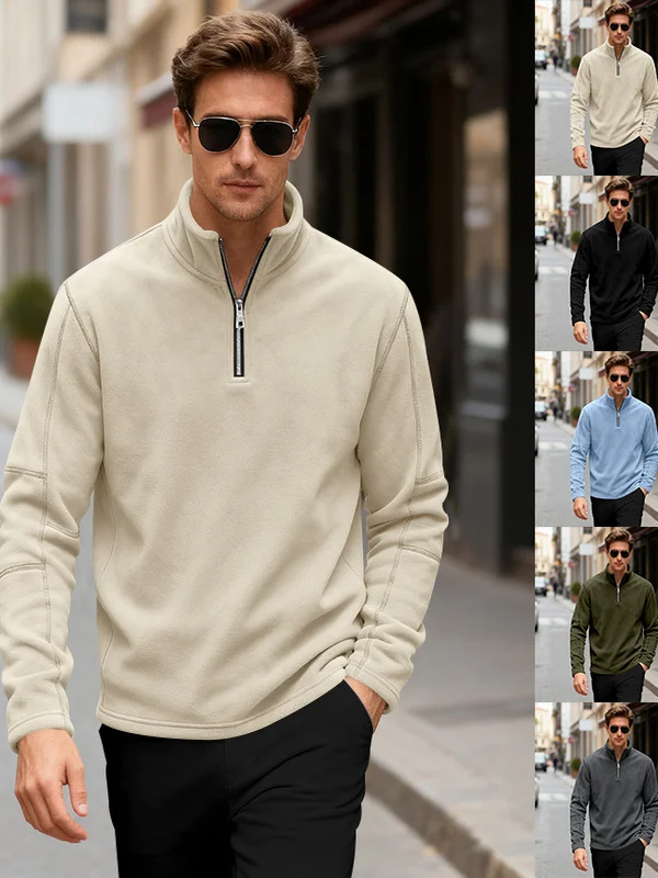Men's Warm Fce Lined Outdoor Sports Sweatirt Stand Collar Long Sve Basic Fit Cotton Hoodie Casual Wear
Men's Warm Fce Lined Outdoor Sports Sweatirt Stand Collar Long Sve Basic Fit Cotton Hoodie Casual Wear