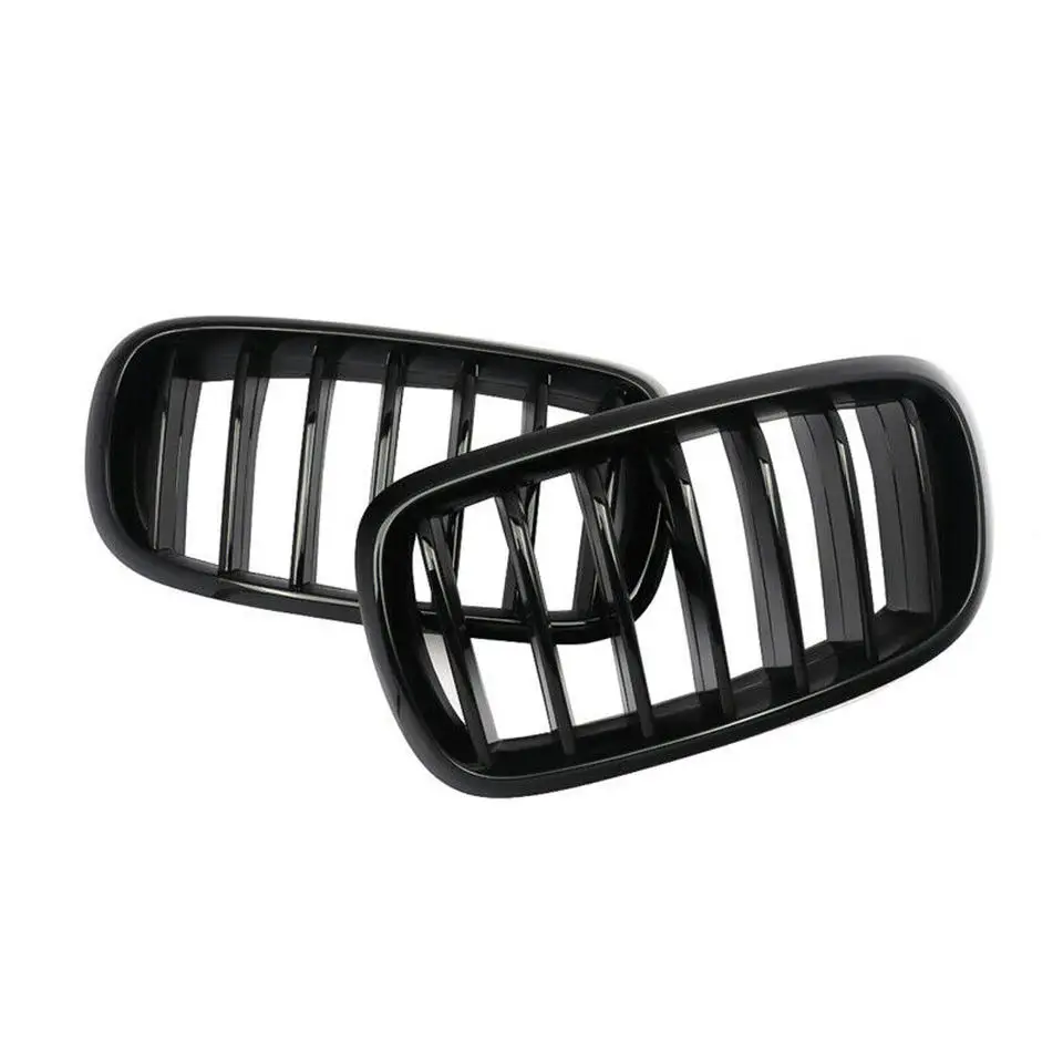 For X5 X6 F15 F16 X5M F85 X6M F86 Upgrade Carbon Dual Slat Front Bumper Kidney Center Mesh Grill Grille 2014+
For X5 X6 F15 F16 X5M F85 X6M F86 Upgrade Carbon Dual Slat Front Bumper Kidney Center Mesh Grill Grille 2014+