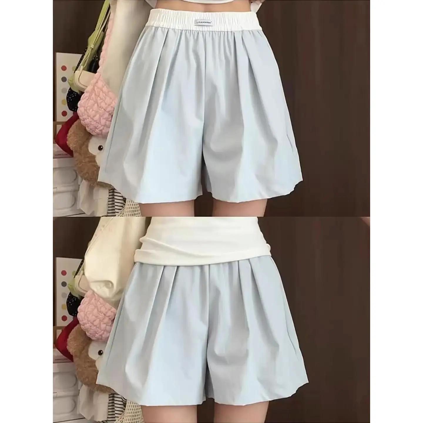 Ice Silk Quick Dry Shorts Women Wide Leg 5 Inch Summer Thin Loose Fit Slimming Casual Sports Y2K Korean Style Sweatpants Women
Ice Silk Quick Dry Shorts Women Wide Leg 5 Inch Summer Thin Loose Fit Slimming Casual Sports Y2K Korean Style Sweatpants Women