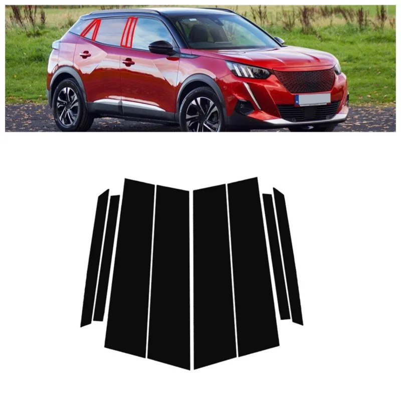 8Pcs Car Window Pillar Posts Door Trims Cover Stickers For Peugeot 2008 2020 2021 2022 Glossy Black Auto BC Column Styling Parts
8Pcs Car Window Pillar Posts Door Trims Cover Stickers For Peugeot 2008 2020 2021 2022 Glossy Black Auto BC Column Styling Parts