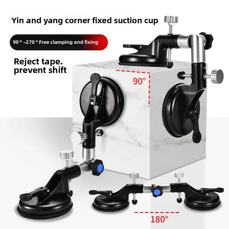 Присоска с фиксированным углом наклона для стекла, плитки и каменных столешниц, с установкой внутренних и внешних углов под 90 градусов.
Присоска с фиксированным углом наклона для стекла, плитки и каменных столешниц, с установкой внутренних и внешних углов под 90 градусов.