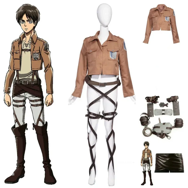 The attacking giant's COS suit, investigation corps team uniform, Alan Mikasa soldier captain uniform, coat, windbreaker
The attacking giant's COS suit, investigation corps team uniform, Alan Mikasa soldier captain uniform, coat, windbreaker