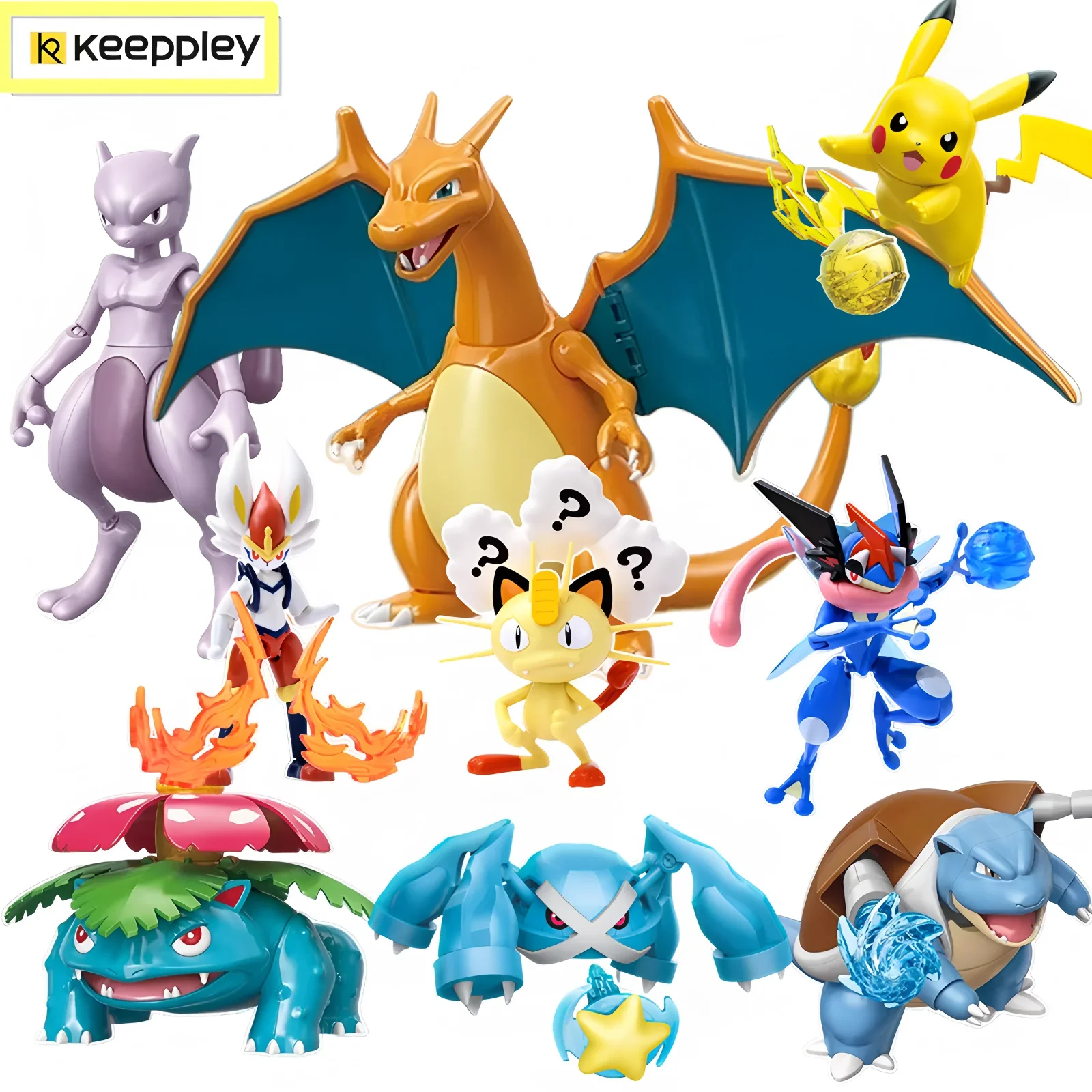 Оригинальный строительный блок Keeppley Pokemon Pikachu Blastoise Greninja Charizard Venusaur Mewtwo, сборная модель, аниме-кукла, детская игрушка
Оригинальный строительный блок Keeppley Pokemon Pikachu Blastoise Greninja Charizard Venusaur Mewtwo, сборная модель, аниме-кукла, детская игрушка