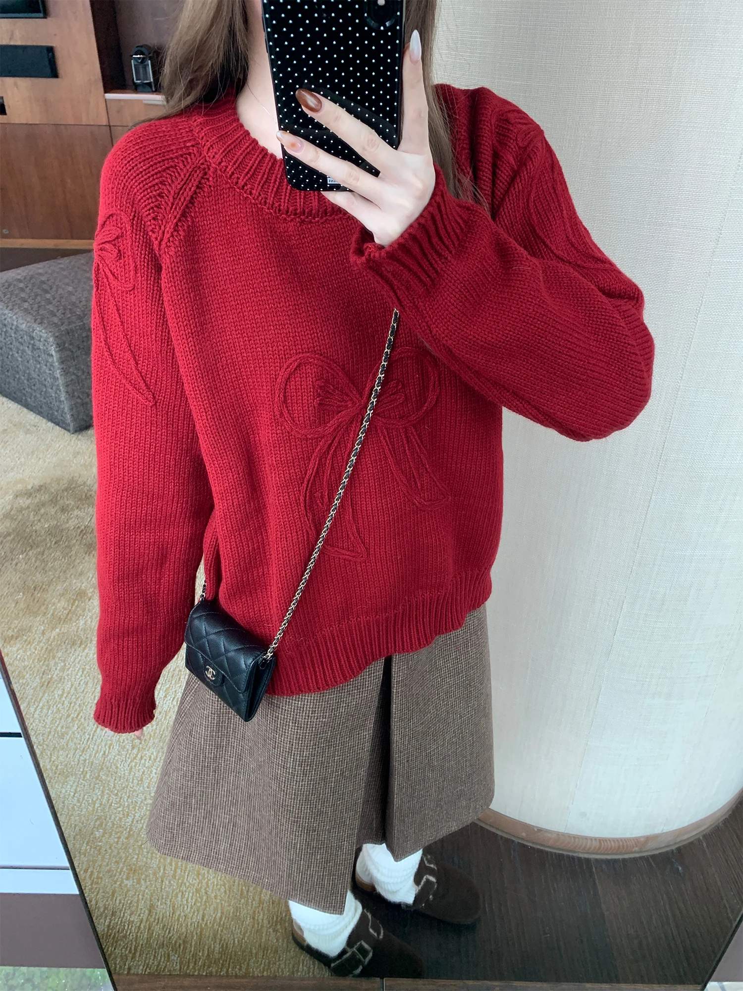 Вязаный свитер Cisas для женщин: теплый, плотный, с высоким воротником, длинными рукавами, на флисе, с узлом, новогодний модный топ
Вязаный свитер Cisas для женщин: теплый, плотный, с высоким воротником, длинными рукавами, на флисе, с узлом, новогодний модный топ