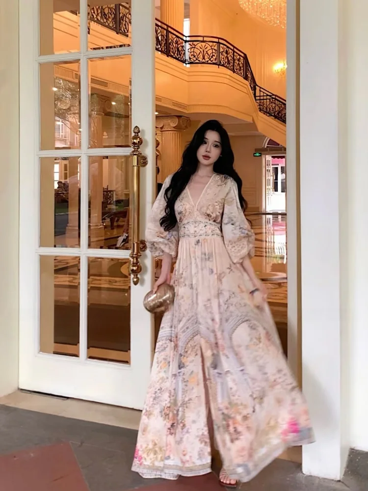 Umei STAZF7 plus Size Summer Floral Print Dress Waist Cinched V-Neck Embroidered Long Skirt City Commute Date Party Casual
Umei STAZF7 plus Size Summer Floral Print Dress Waist Cinched V-Neck Embroidered Long Skirt City Commute Date Party Casual