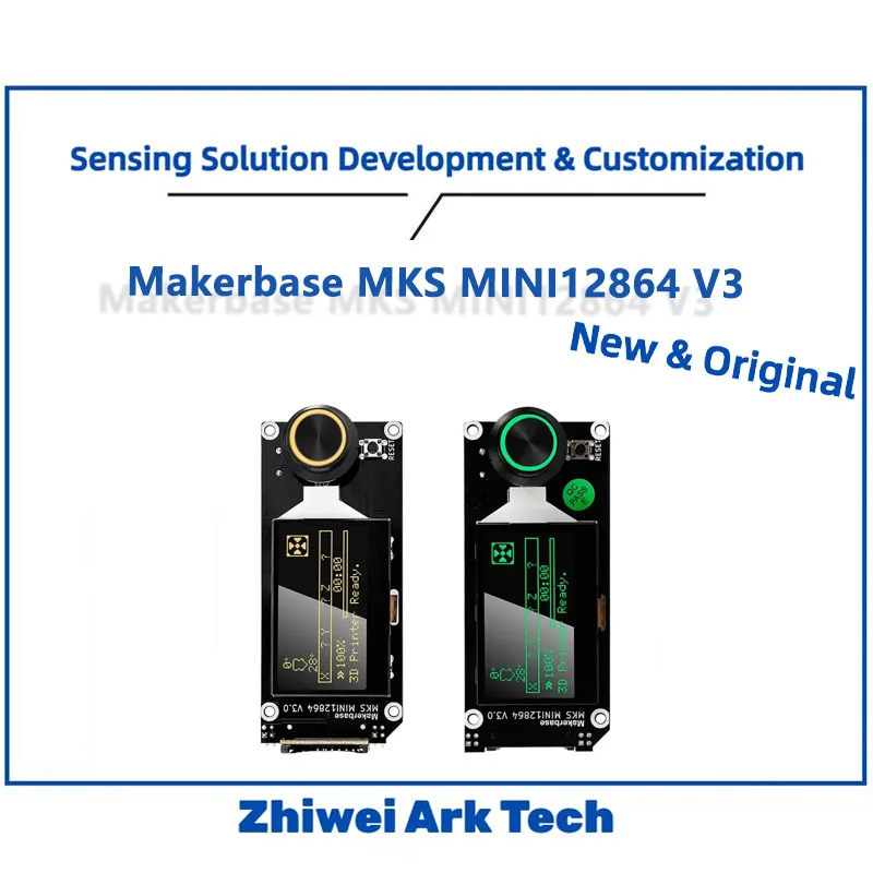 Монитор LCD Makerbase MKS MINI12864 V3, RGB подсветка, для SKR/Voron, поддержка Klipper/Marlin, умный дисплей для 3D-принтера
Монитор LCD Makerbase MKS MINI12864 V3, RGB подсветка, для SKR/Voron, поддержка Klipper/Marlin, умный дисплей для 3D-принтера